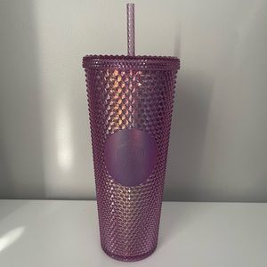 Pink Studded Disney World 50th Starbucks Cup